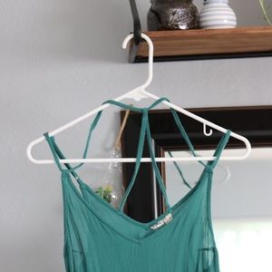teal roxy tank